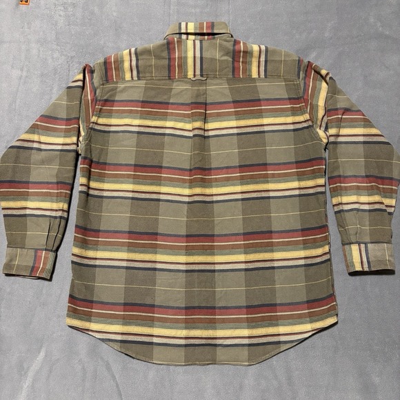 Vintage Orvis Shacket Mens L Striped Southwestern Heavy Work Shirt Oversized - Picture 13 of 15